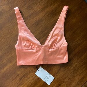 NWT Zara orange top - medium